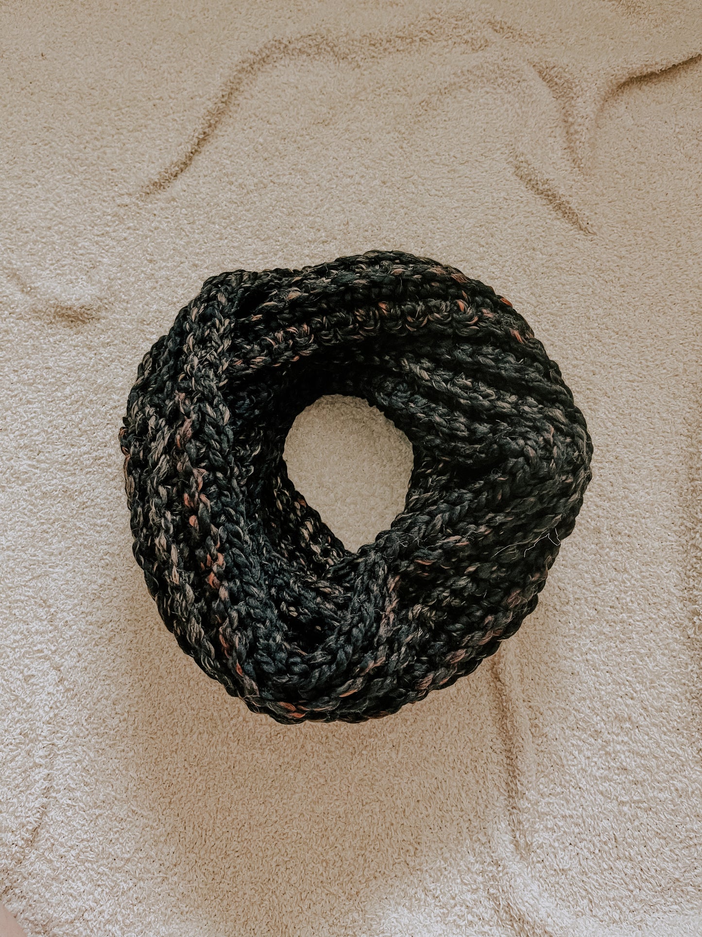 Chunky Infinity Scarf | Toasted Almond