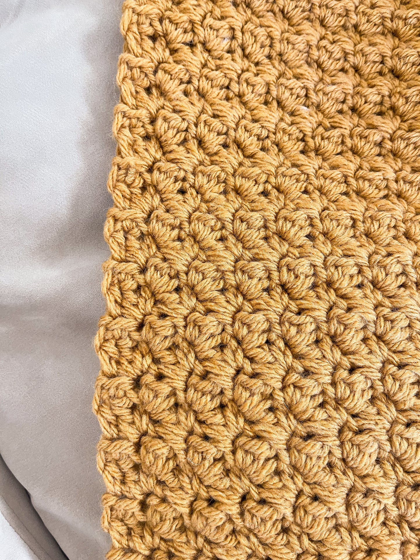 Meadow Throw Blanket | Mustard