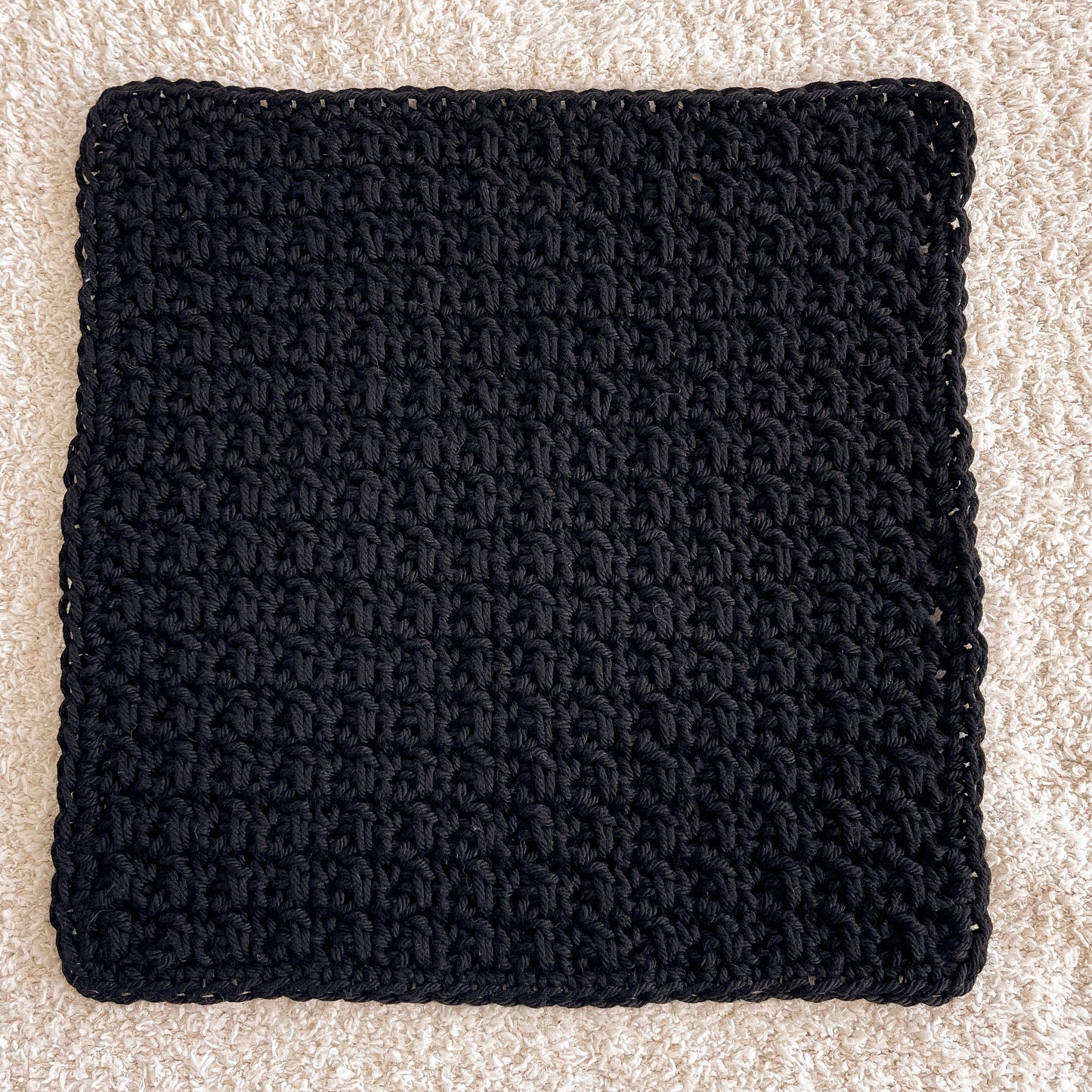 Basic Wash Cloth | Black