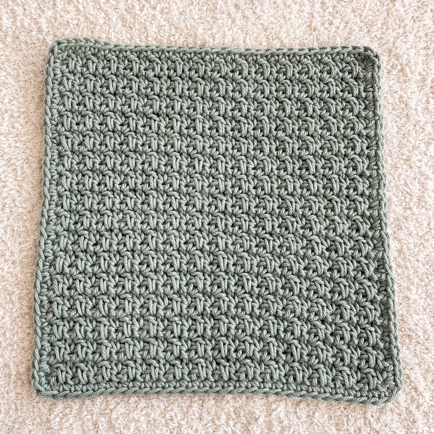 Basic Wash Cloth | Sea Foam