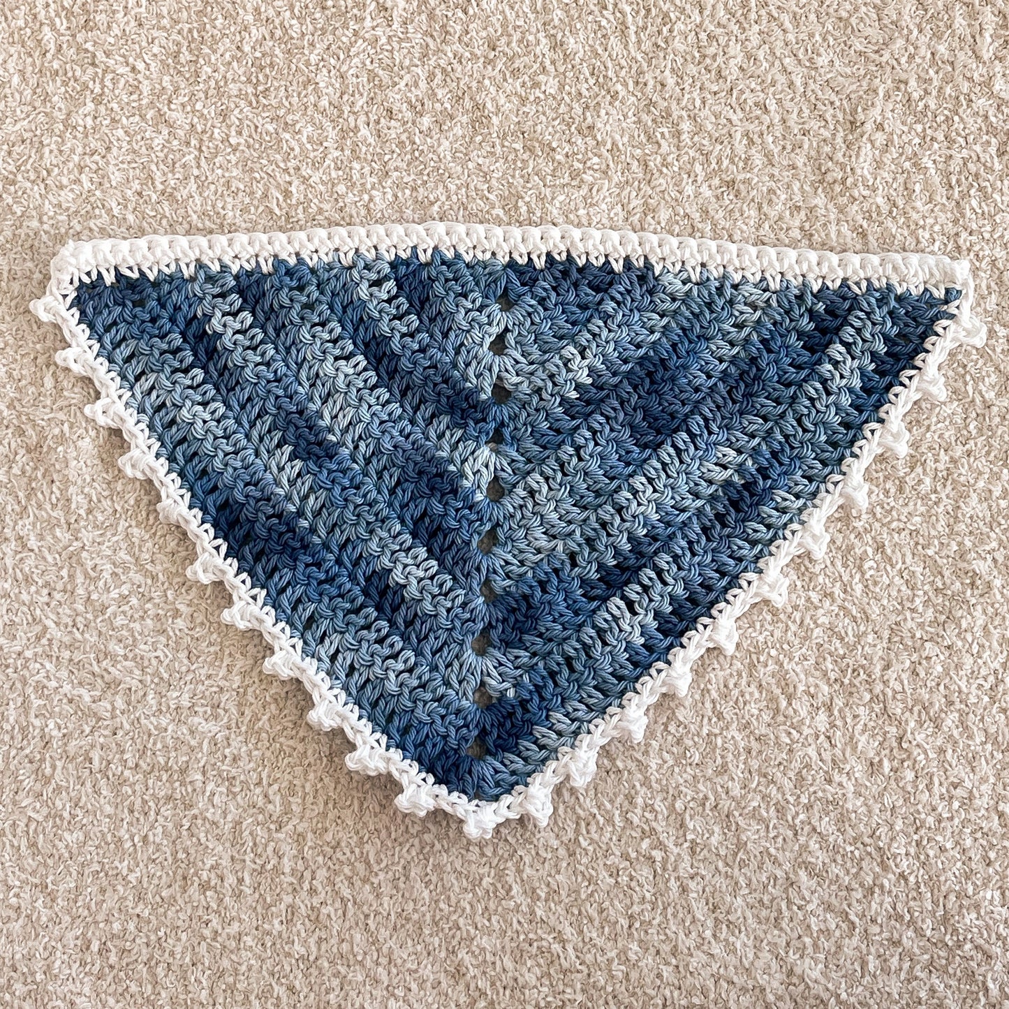 Picot Bandana | Denim