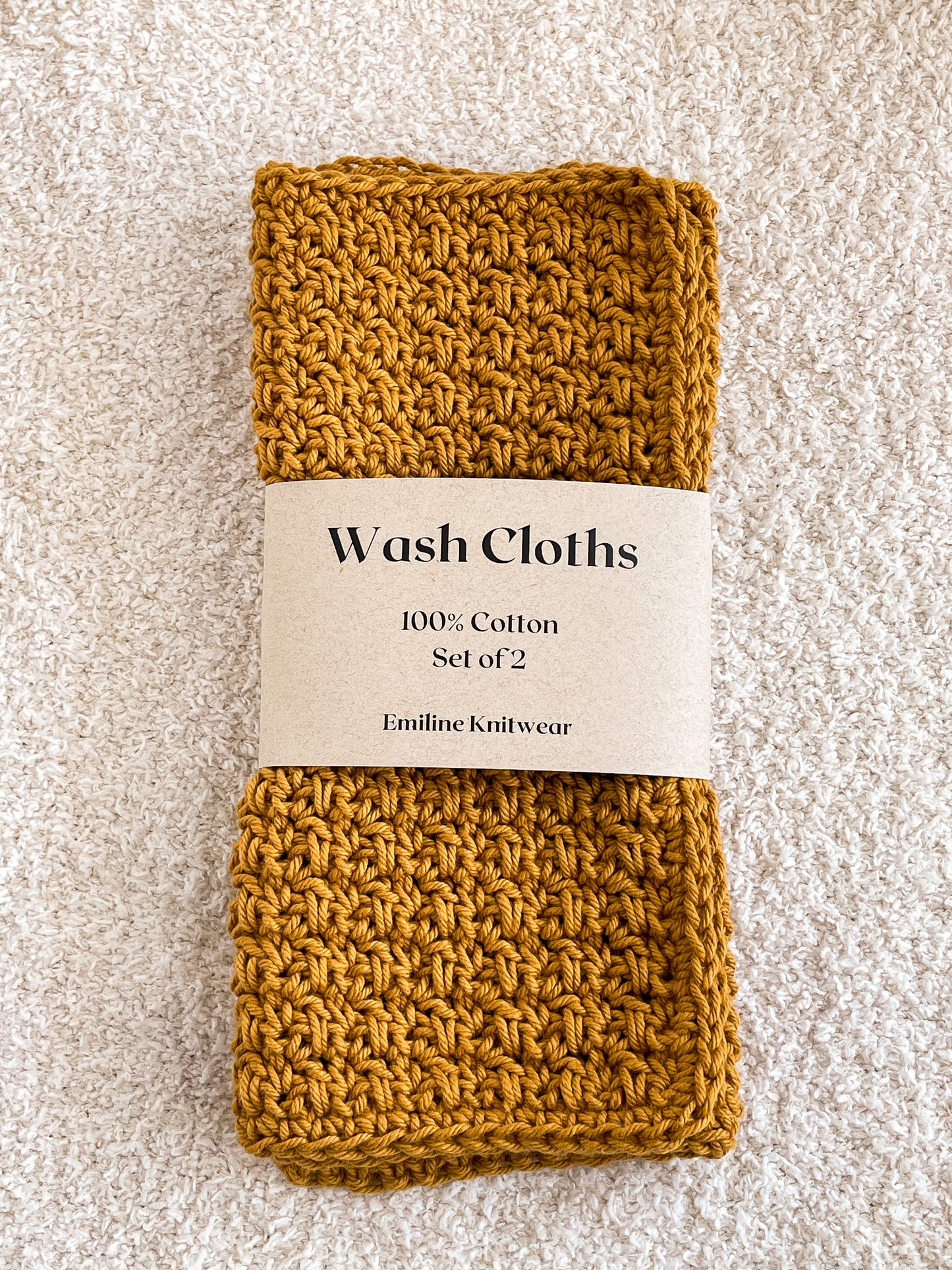 Basic Wash Cloth | Yellow