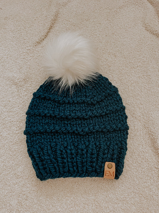 Tabitha Beanie | Petrol