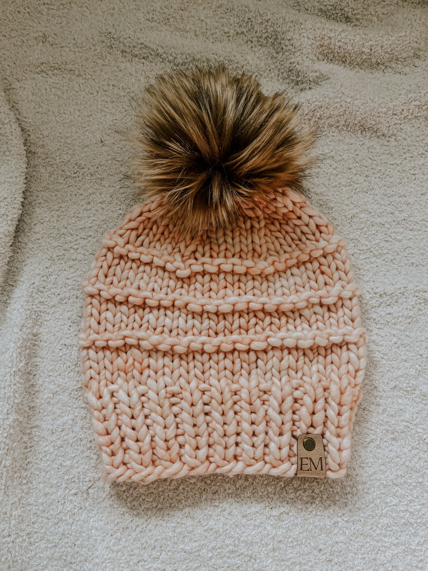 Luxury Knit Beanie | Pink
