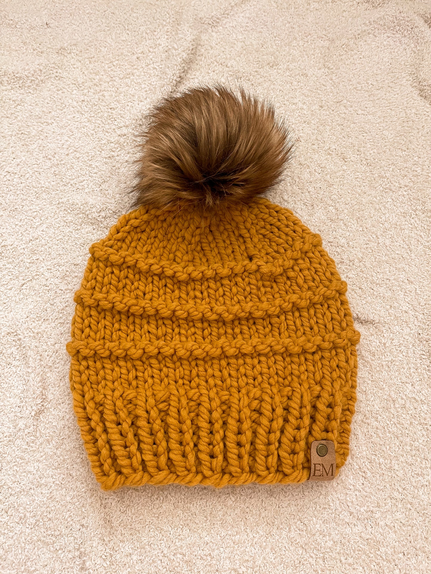 Tabitha Beanie | Mustard
