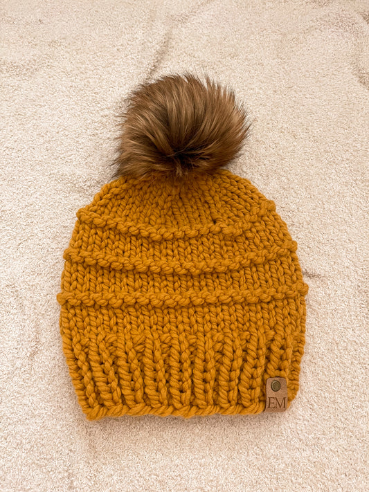 Tabitha Beanie | Mustard