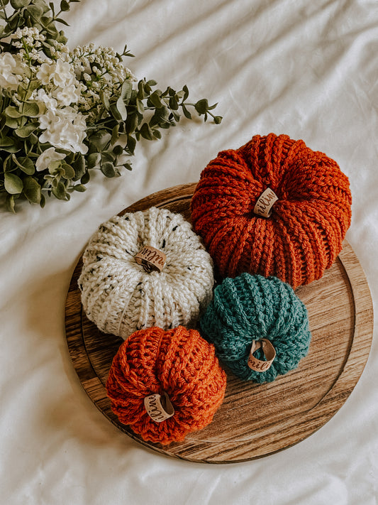 Emiline Small Pumpkin Bundle | Blue and Orange