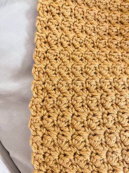 Meadow Throw Blanket | Mustard