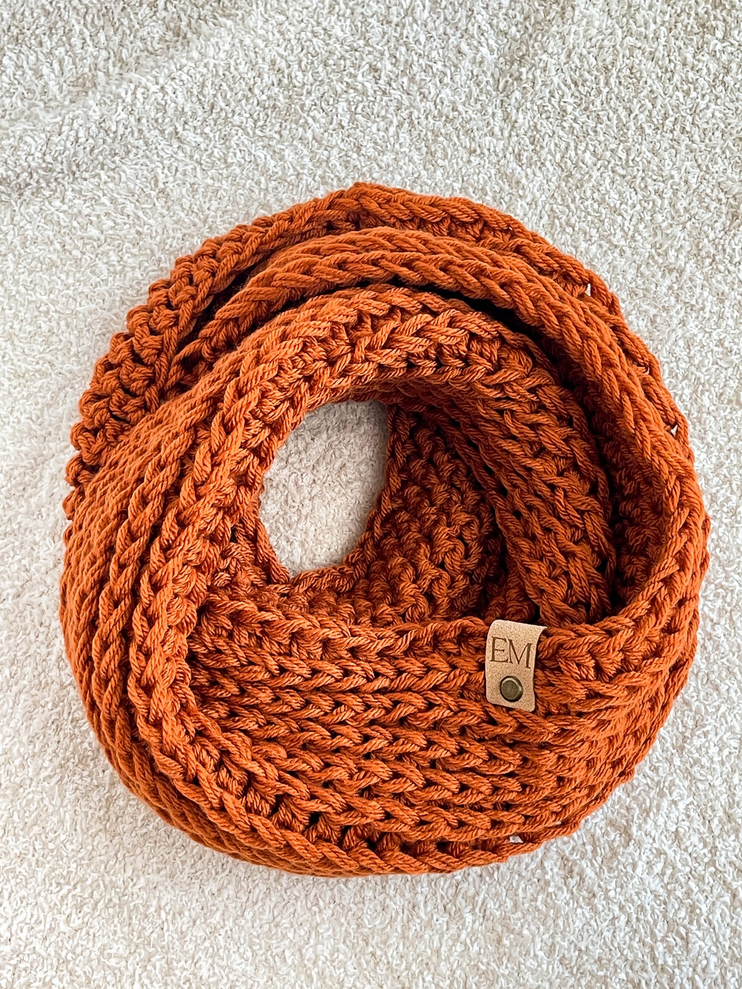 Valerie Infinity Scarf | Burnt Pumpkin