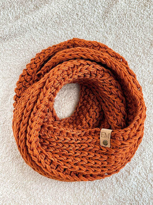 Valerie Infinity Scarf | Burnt Pumpkin