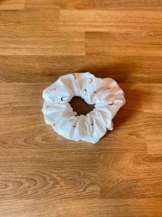 Halloween Scrunchie | White Moons