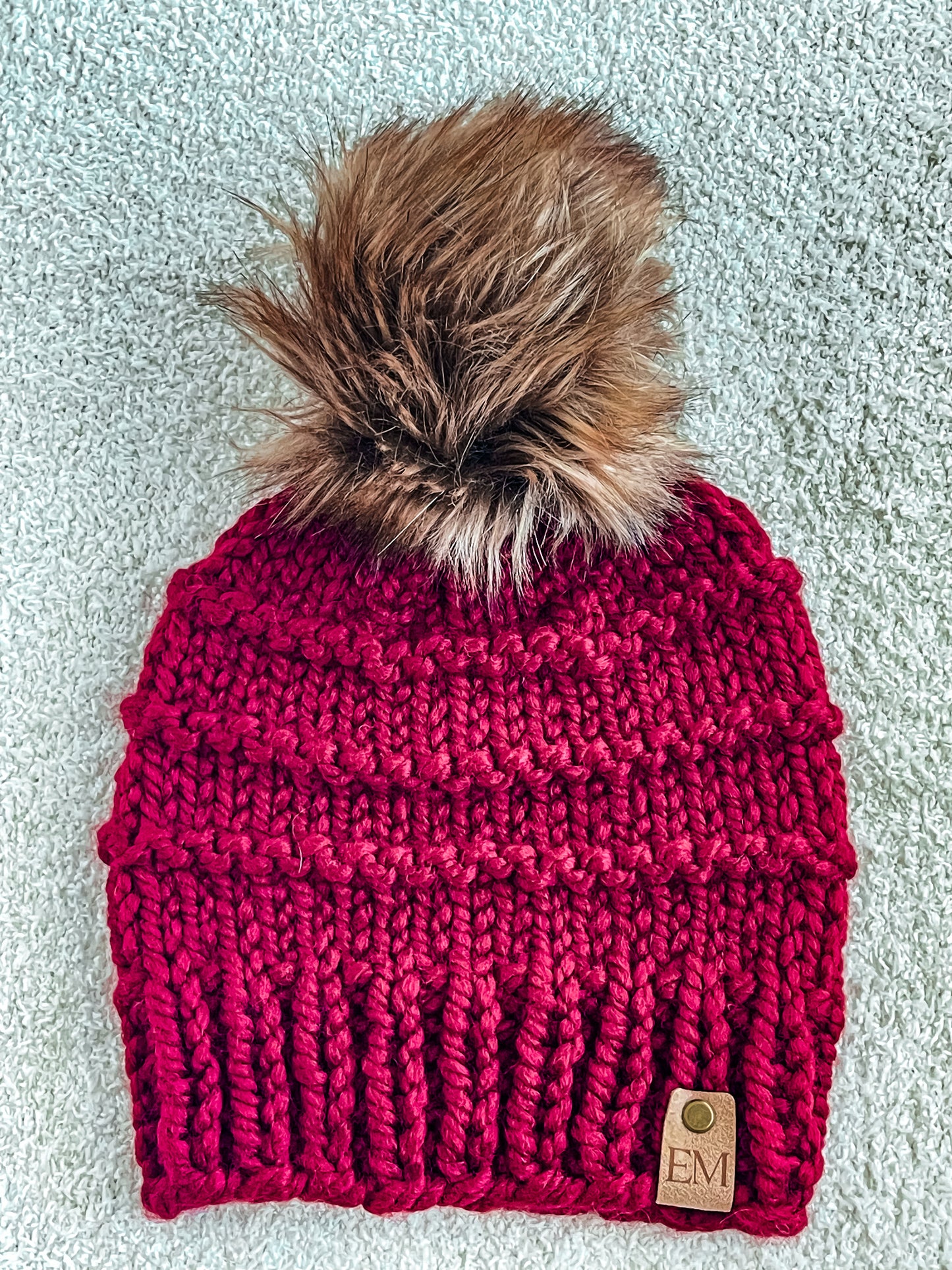 Tabitha Beanie | Cherry