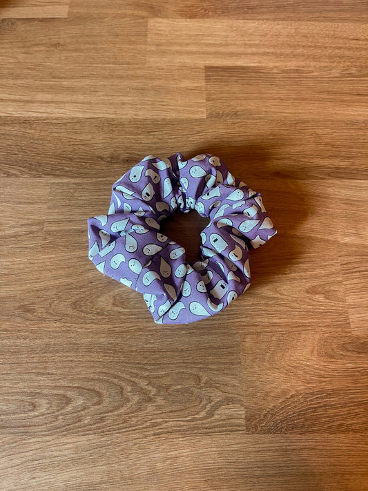 Halloween Scrunchie | Purple Ghosts