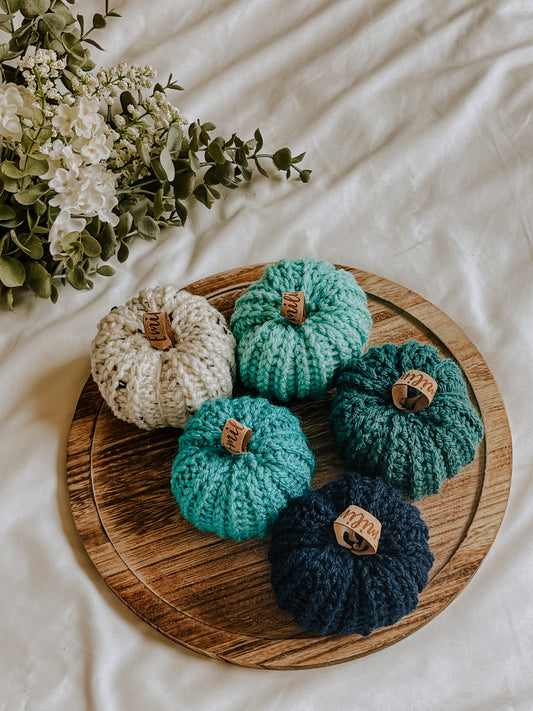Emiline Bowl Filler Pumpkin Bundle | Blue