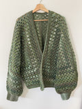 Hexagon Cardigan | Green XL