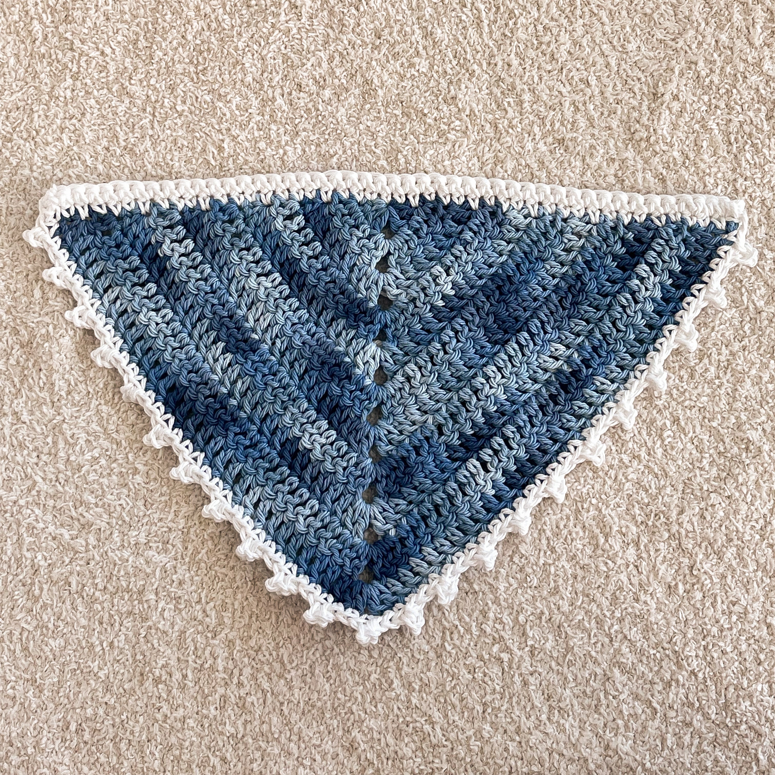 Picot Bandana | Denim