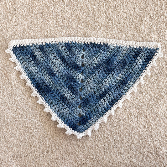 Picot Bandana | Denim
