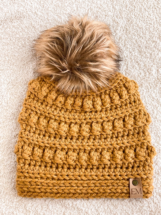 Maple Beanie | Mustard