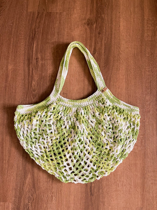 XL Cotton Market Bag | Key Lime Pie