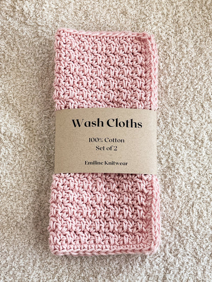 Basic Wash Cloth | Pink