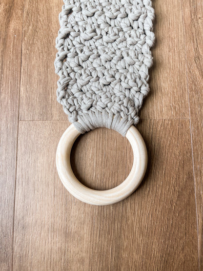 Lemon Peel Towel Holder | Clay