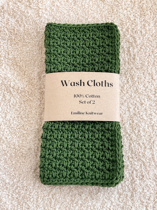 Basic Wash Cloth | Green