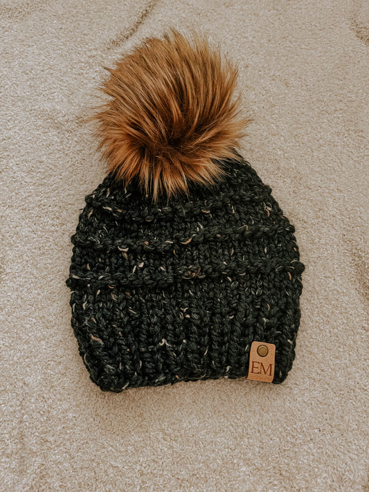 Tabitha Beanie | Obsidian
